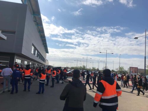 Las plantillas de Airbus en Illescas y Albacete secundaron masivamente una nueva jornada de huelga