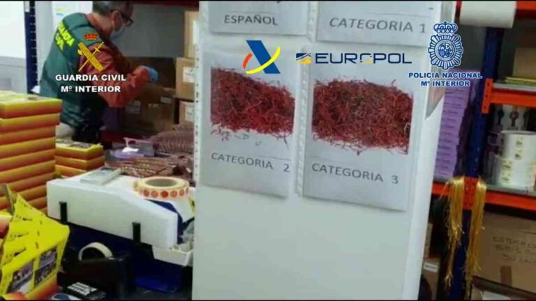 Desarticulada una organización criminal dedicada a la venta fraudulenta de azafrán en CLM