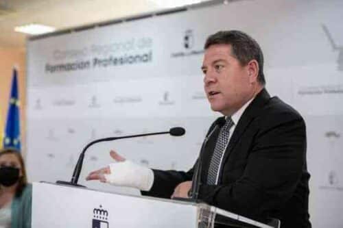 García-Page anuncia una inversión de 61 millones de euros “para pasar de una formación profesional estática a una mucho más dinámica