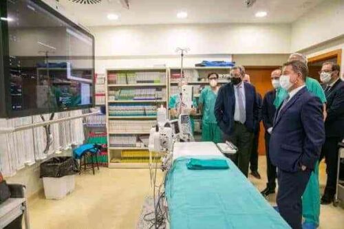 García-Page conoce los últimos avances tecnológicos adquiridos para el Hospital de Guadalajara y que supone una mejor prestación sanitaria para la ciudadanía