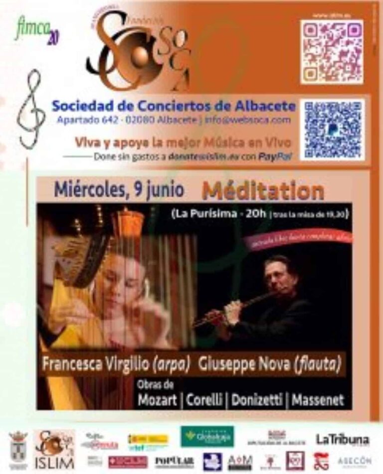 XX FIMCA (20 Festival Internacional de Música de Cámara de Albacete) el 9 de junio
