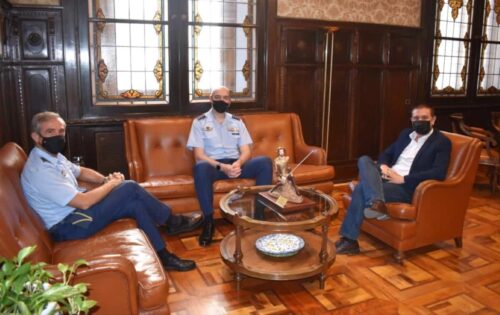 Coroneles Belmonte y Orduña, se reunieron con el presidente de la Diputación de Albacete