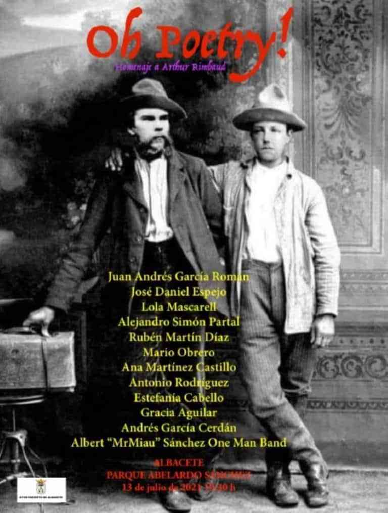 ¡Oh Poetry! 1.0 Homenaje a Arthur Rimbaud mañana en Albacete