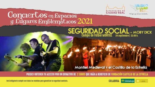 Montiel será el escenario del concierto de Seguridad Social + Moby Dick el 18 de septiembre