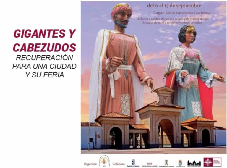 Gigantes y Cabezudos en la Casa Perona de Albacete del 6 al 17 de septiembre