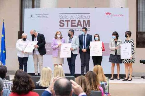 El Gobierno regional otorga un sello de calidad a 46 centros educativos que desarrollan proyectos STEAM en Castilla-La Mancha