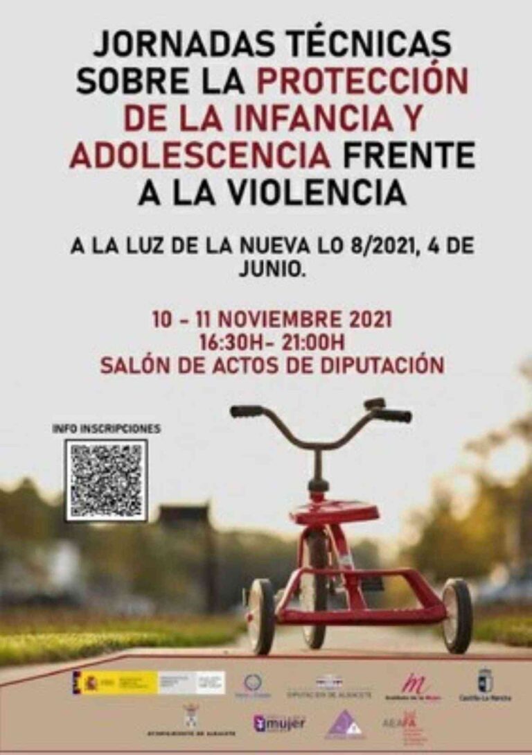 Jornadas técnicas sobre protección de la infancia y adolescencia en Albacete el 10 y 11 de noviembre