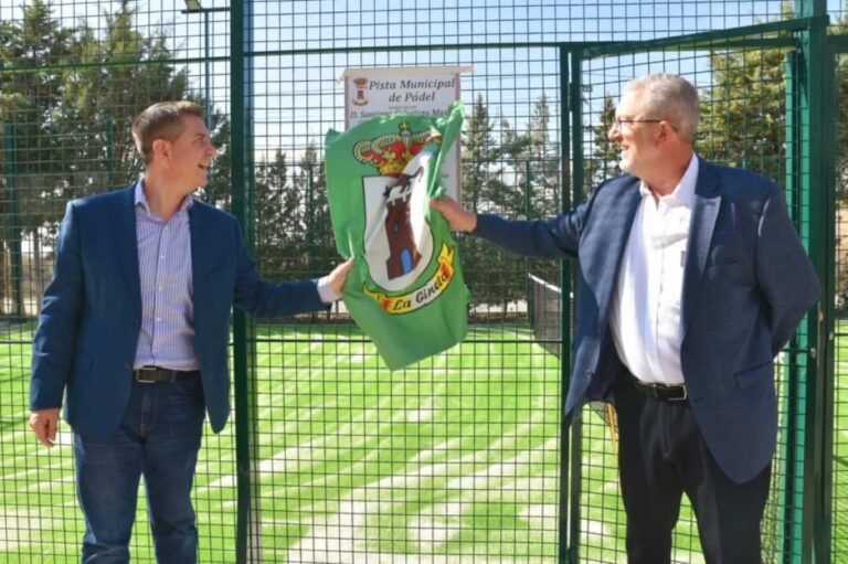 Inaugurada la pista de pádel de la localidad albaceteña de La Gineta con ayuda de ‘Dipualba Responde’