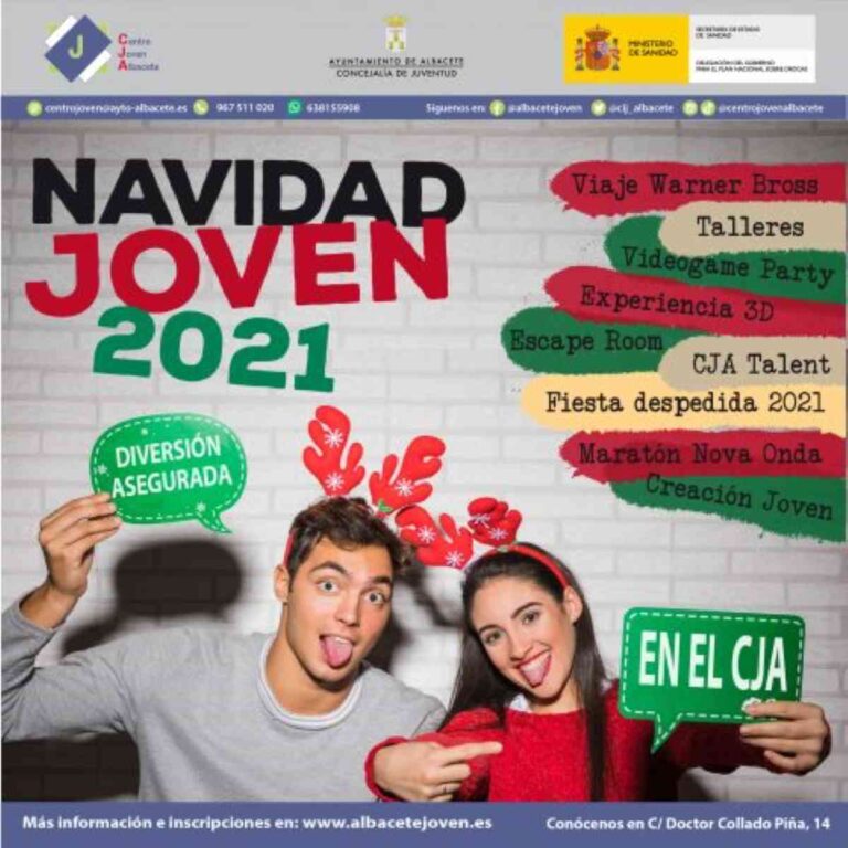 Navidad Joven 2021 en Albacete con toda una variedad de divertidas actividades