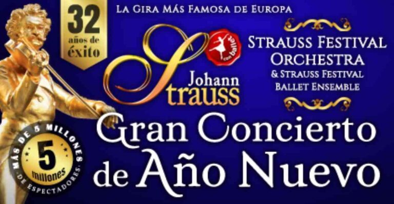 Johan Strauss Gran Concierto de Año Nuevo en el Teatro Circo de Albacete el 7 de enero