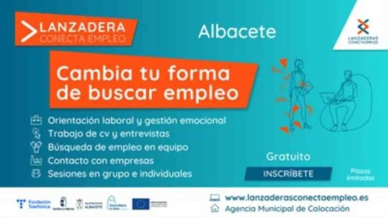 Participa en la próxima Lanzadera Conecta Empleo de Albacete con plazo de inscripción hasta el 24 de enero