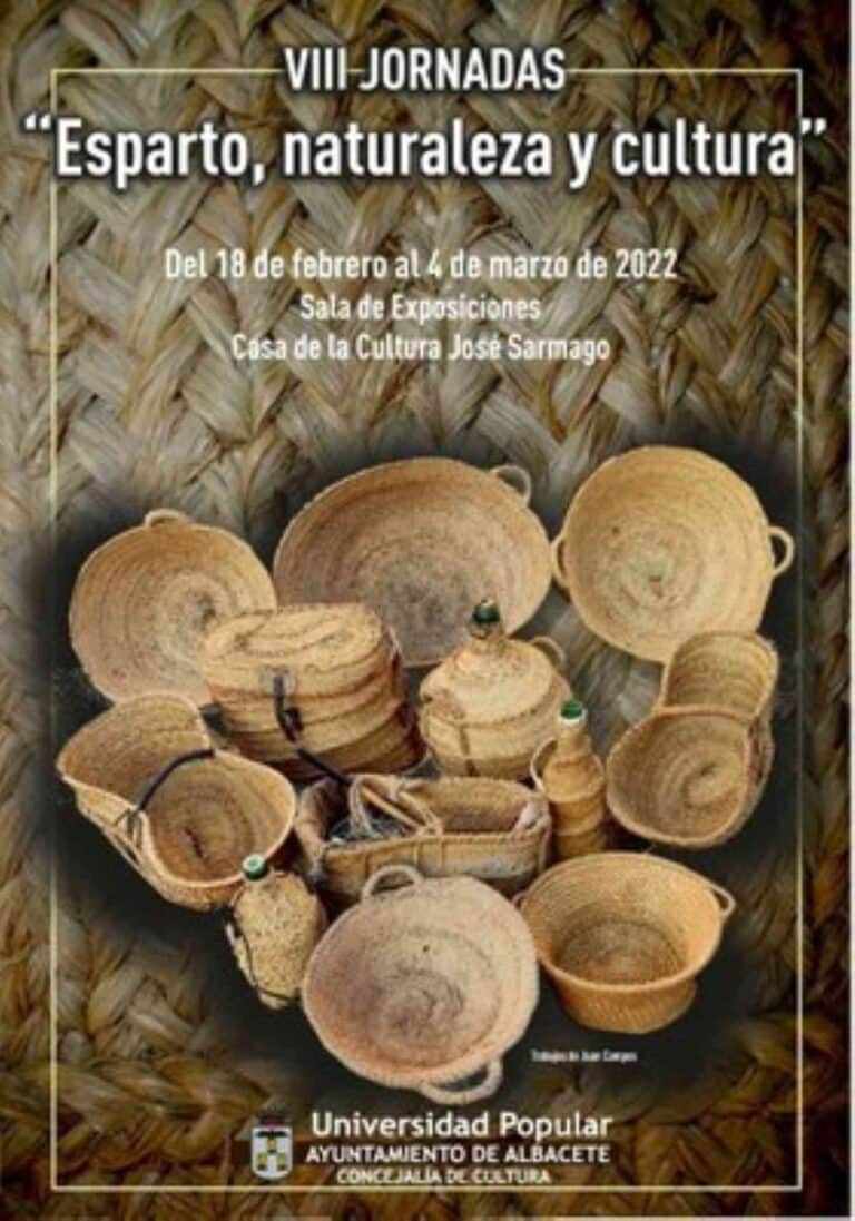 VIII jornadas “Esparto, naturaleza y cultura” del 18 de febrero al 4 de marzo en Casa de la Cultura José Saramago de Albacete