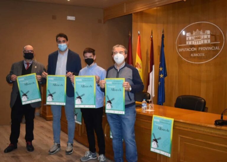 XXXIII Olimpiada Matemática de Albacete en el mes de junio y con el apoyo de la Diputación de Albacete