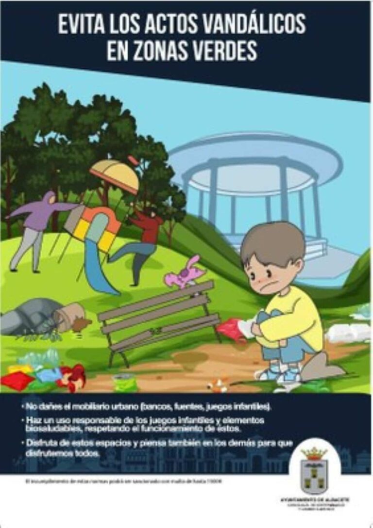 Campaña Cuida Albacete-Cuida nuestra ciudad” por las zonas verdes, jardines y espacios de juegos infantiles