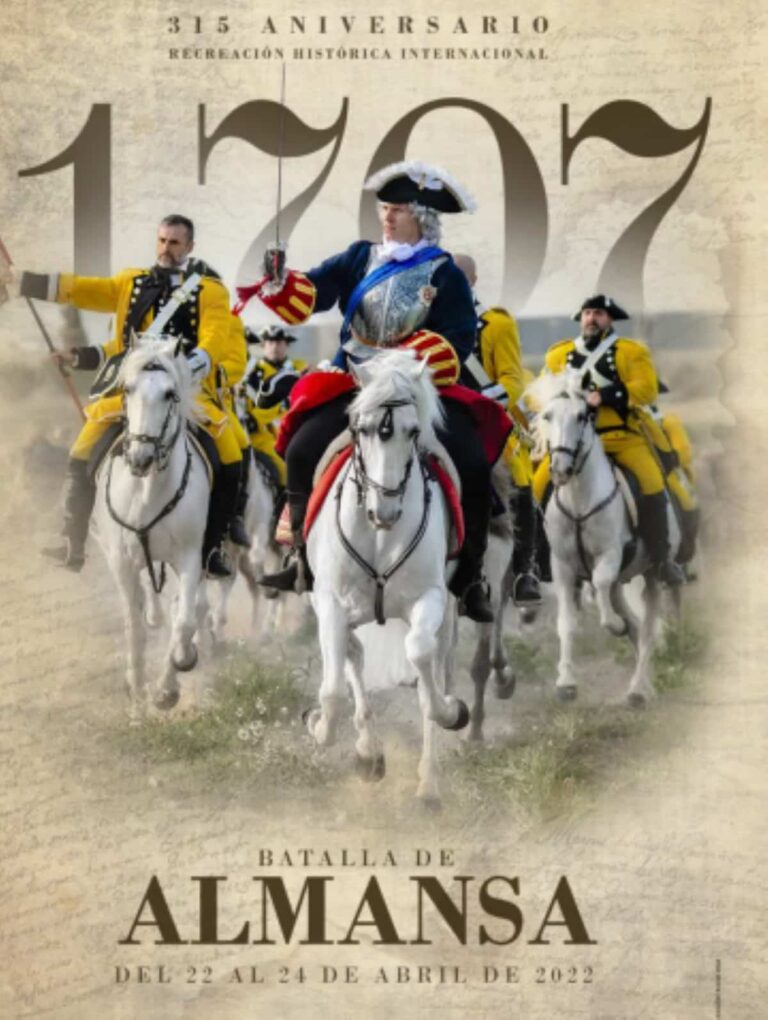 La recreación de la Batalla de Almansa se celebrará del 22 al 24 de abril en la localidad con el apoyo de la Diputación de Albacete