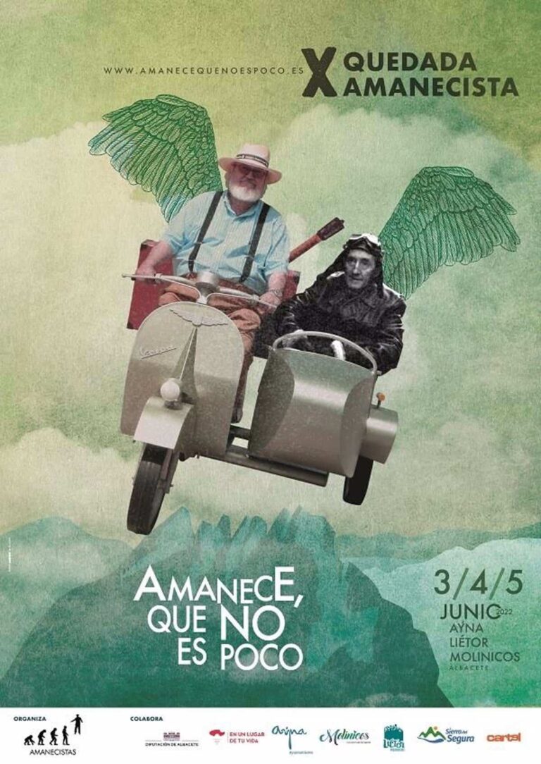 La X Quedada Amanecista vuelve del 3 al 5 de junio con recorrido por Ayna, Liétor y Molinicos y un homenaje a Cuerda