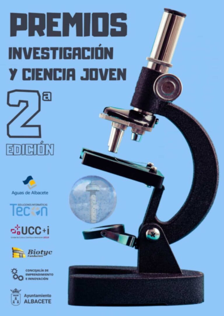 Abierto el plazo de presentación de proyectos a los II Premios a la Investigación y a la Cultura Científica Joven 2022 de Albacete