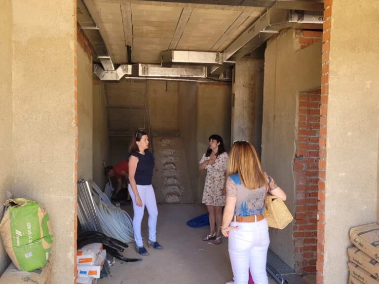 Construcción del parque de bomberos de Cañete superada en un 50% y actualmente se realizan los trabajos de instalación eléctrica y otros