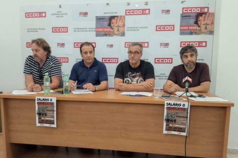 UGT y CCOO saldrán a la calle en Almansa el día 21 para exigir una subida salarial a los trabajadores del calzado