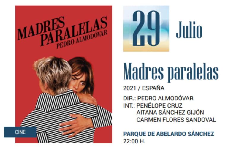 “Madres paralelas” de Almodóvar este 29 de julio en el parque Abelardo Sánchez de Albacete a las 22 horas