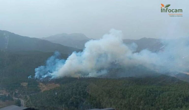 Extinguido el fuego originado en Riópar (Albacete), ocho días después de su inicio