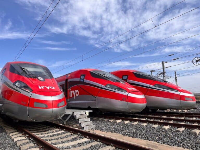 Iryo lanza billetes de tren desde los 18 euros a todos sus destinos antes de su estreno en noviembre