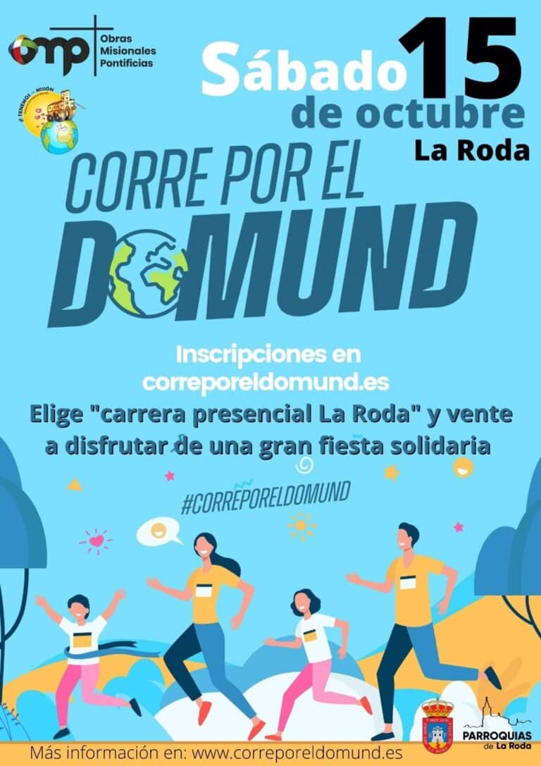 La Roda (Albacete) celebra el sábado la Carrera del Domund, única presencial a nivel nacional