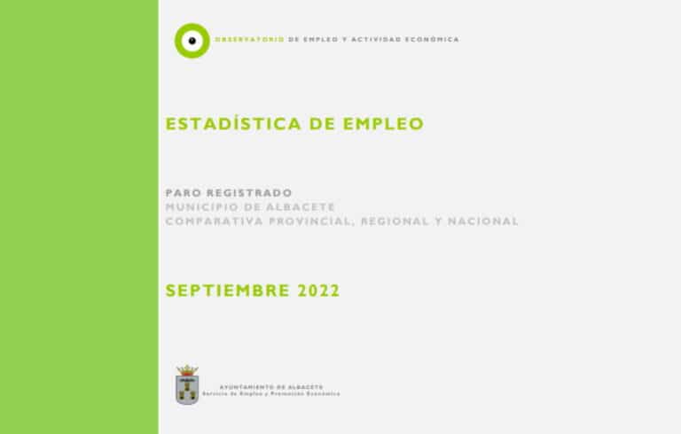 Avance del paro en el municipio de Albacete: un  total de 11.519 personas paradas con un aumento del 0,36% (+41) con respecto al mes anterior
