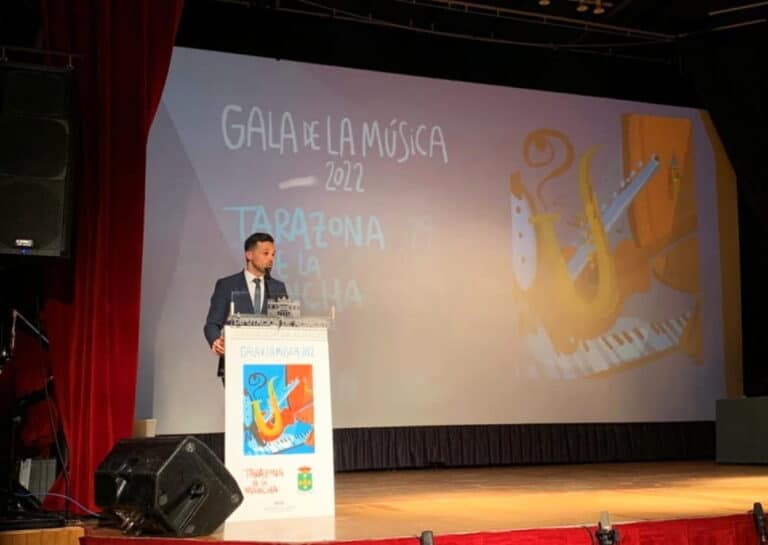 Celebrada la III Gala Provincial de la Música de la Diputación de Albacete en el Teatro Sanchiz de Tarazona de la Mancha