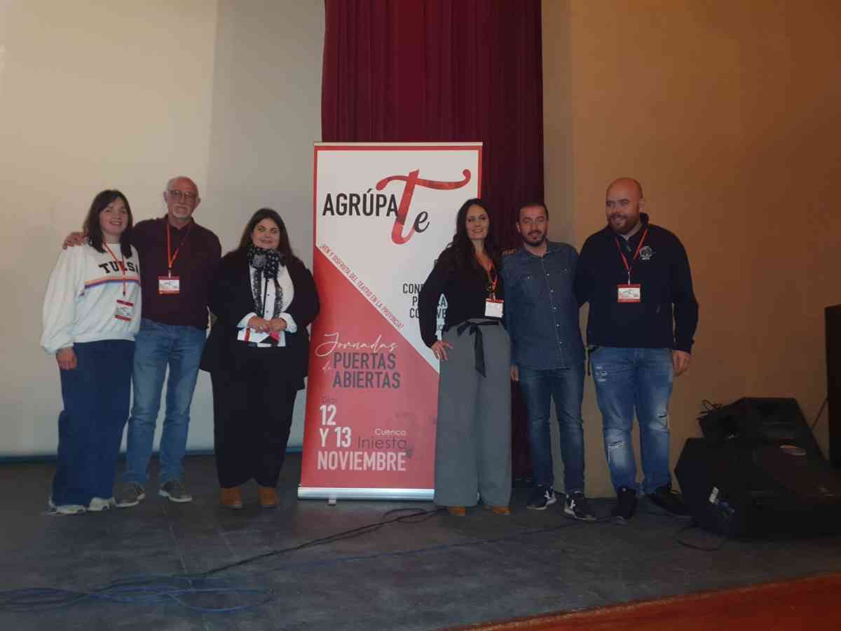 Una jornada de puertas abiertas realizó la Asociación Provincial de Grupos de Teatro Aficionado de Cuenca Agrúpate en Iniesta