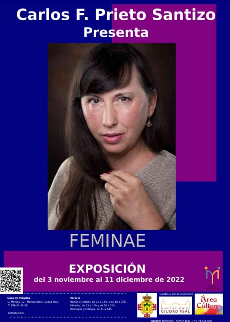 Exposición Feminae  de Carlos F. Prieto Santizo del 3 de noviembre al 11 de diciembre en Casa Malpica de Manzanares