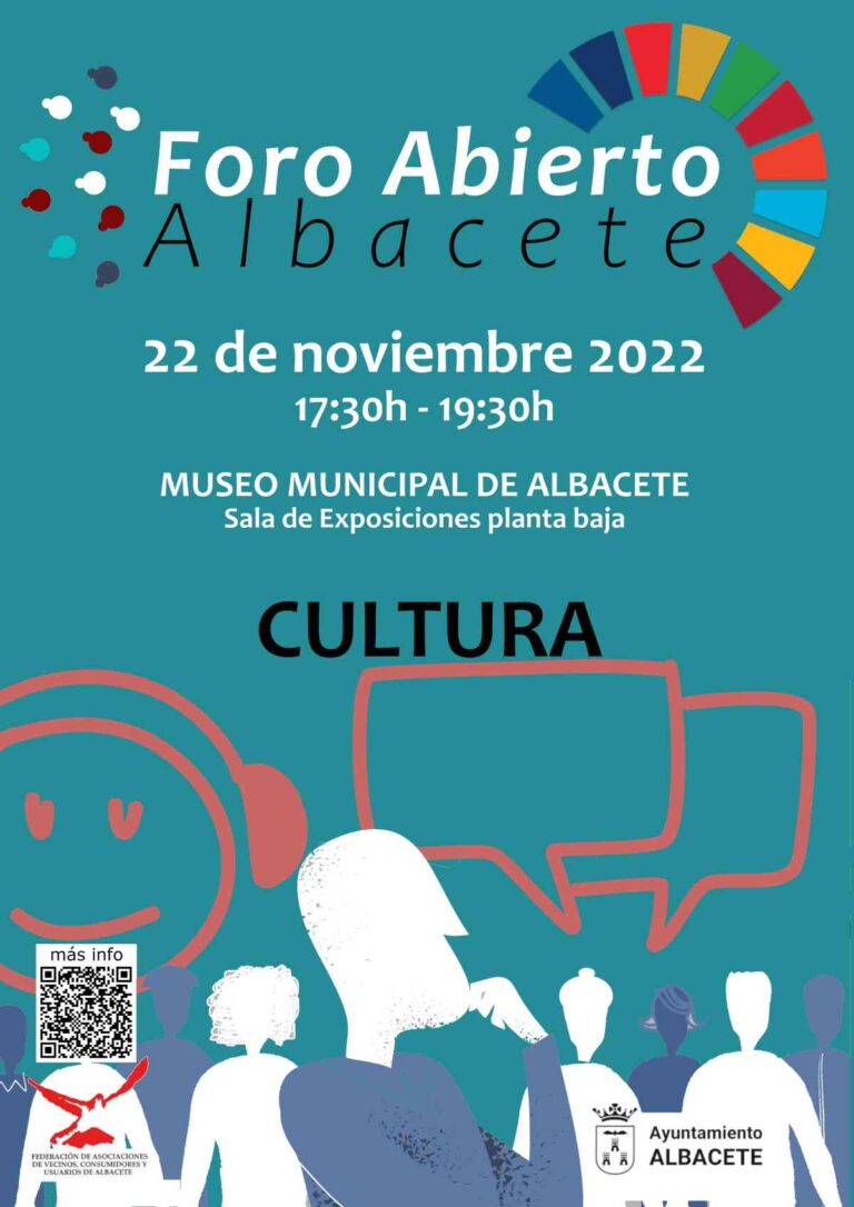 IV Foro Abierto sobre las políticas culturales en Albacete el 22 de noviembre convocado por FAVA y el ayuntamiento