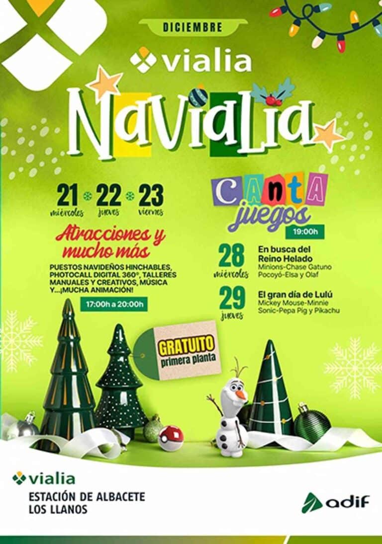 La estación de Adif Vialia Albacete acoge los días 28 y 29 dos espectáculos musicales infantiles 'Cantajuegos'