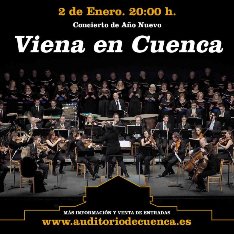 Concierto de Año Nuevo: “Viena en Cuenca” el 2 de enero a las 20 horas en el Teatro Auditorio de Cuenca