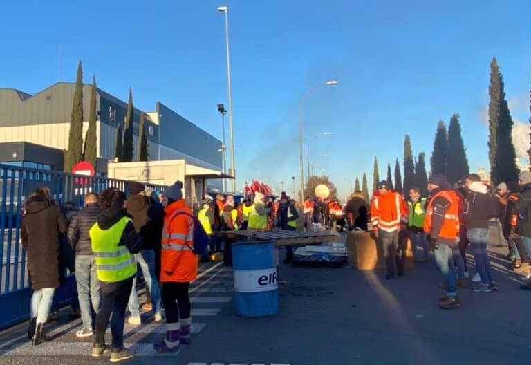 Seguimiento unánime de la huelga en Noblejas y Albacete contra el ERE en General Electric Wind Energy