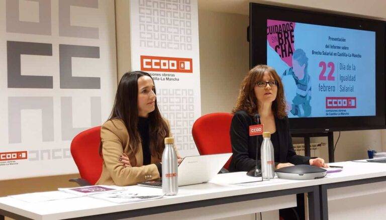 La brecha salarial llega al 16% en C-LM respecto al salario medio en 2021, dos puntos menos respecto a 2019, según CCOO