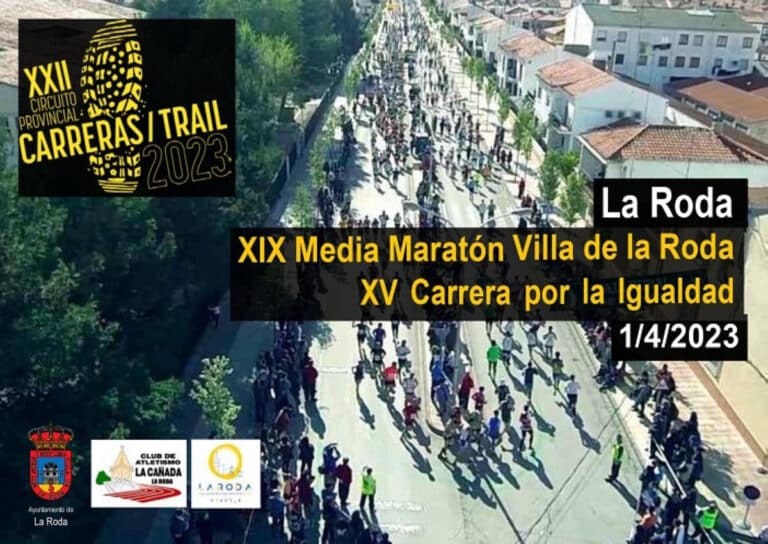 XV Carrera por la Igualdad La Roda el 1 de abril del Circuito Provincial de Carreras/Trail de Albacete