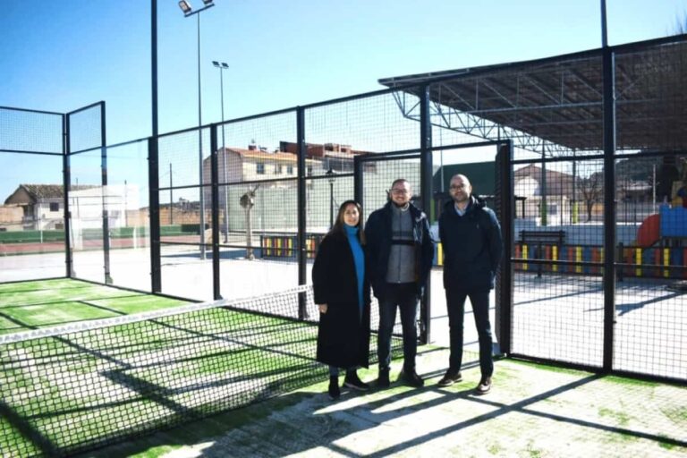 Construyen una pista de pádel en Letur con un presupuesto de 34.000€ de los que 28.500€ aporta la Diputación de Albacete