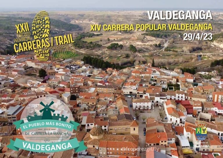 XIV Carrera Popular de Valdeganga  el 29 de abril del XXII Circuito Provincial de Carreras Trail 2023 de Albacete