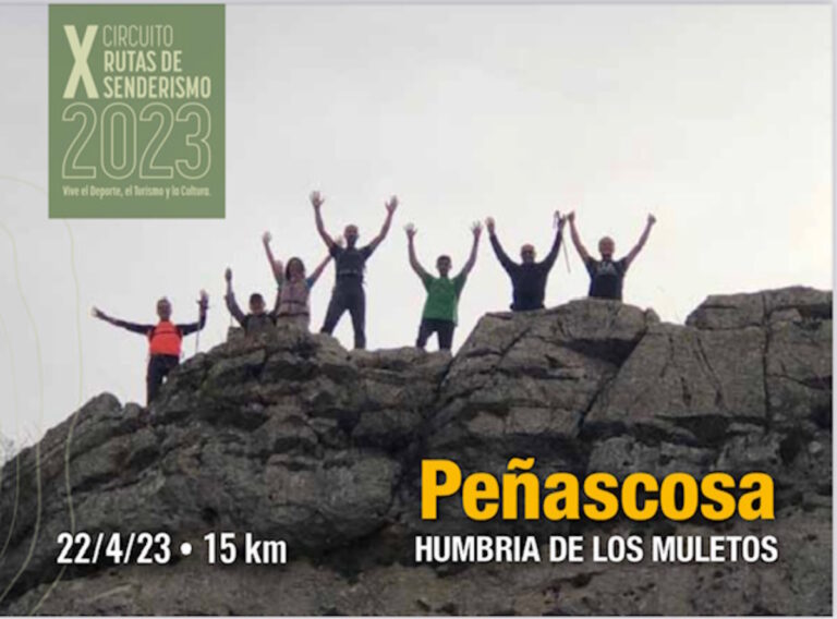 Senderismo en Peñascosa – Humbria de los Muertos el 22 de abril del X Circuito de Rutas de Senderismo 2023 de la Diputación de Albacete