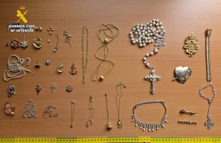 Arrestados cinco individuos por cometer 24 robos en temples, farmacias y un edificio municipal en varias provincias españolas (Albacete, Alicante, Granada y Murcia)