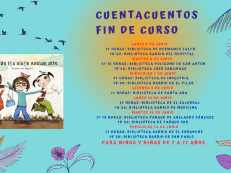 Cuentacuentos “Cuando las niñas vuelan alto” en las bibliotecas municipales de Albacete del  5 de junio al 14 de junio con entrada libre
