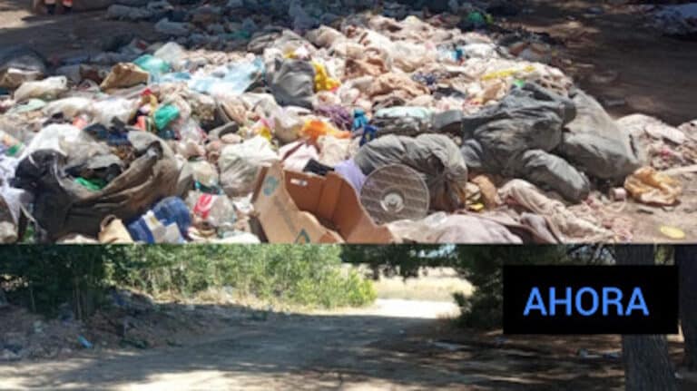 Realizan limpieza y desbroce del Camino de la Hoya de San Gines desde la calle Arboleda hasta la Pulgosa en Albacete