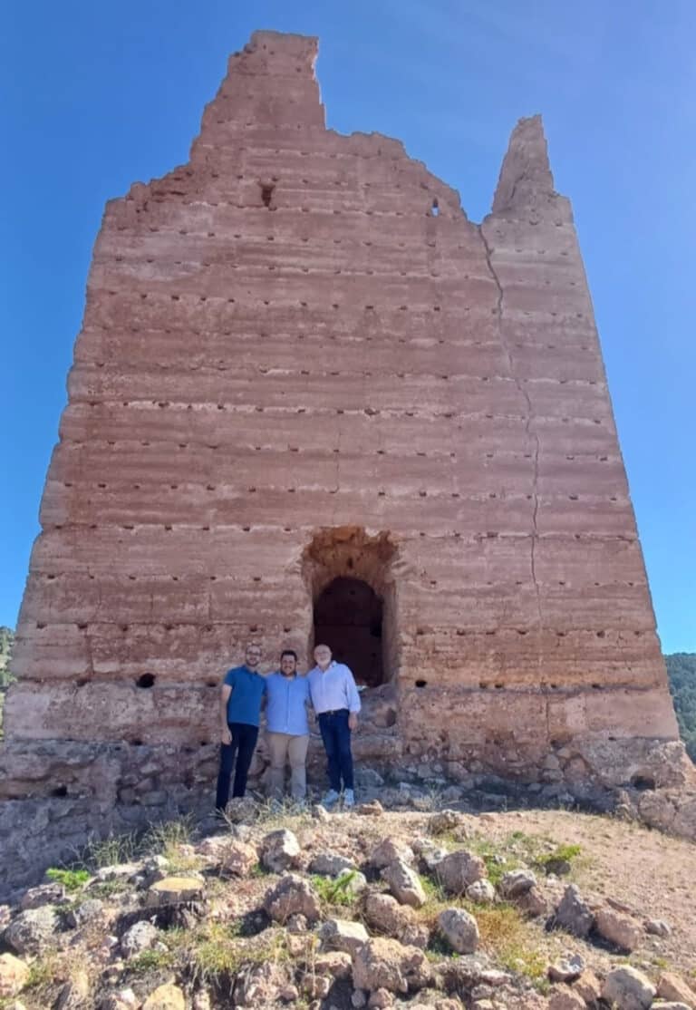 Vicepresidente de Albacete señala el potencial turístico de la ‘Torre de Haches’ fortaleza declarada Bien de Interés Cultural (BIC)
