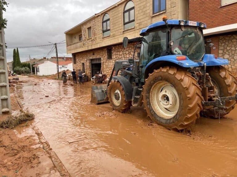 278 incidentes por lluvias y obstáculos en carreteras: Toledo y Ciudad Real las más afectadas, presidente visita el 112.