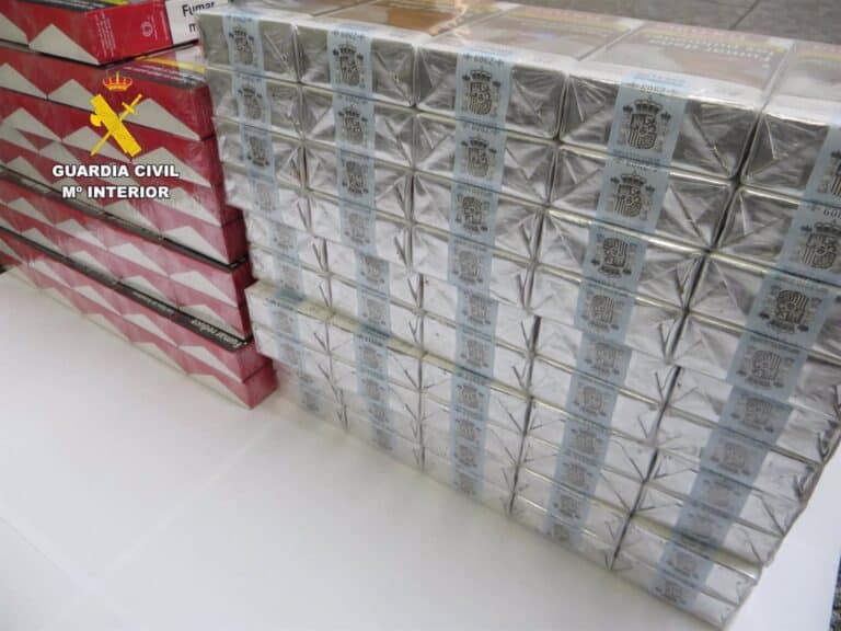 Guardia Civil de Albacete incauta 203 cajetillas de tabaco ilegal en Alpera