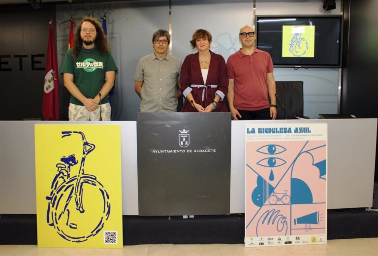 ‘La Bicicleta Azul’: Arte contemporáneo en espacios públicos de Albacete durante el Otoño Cultural.