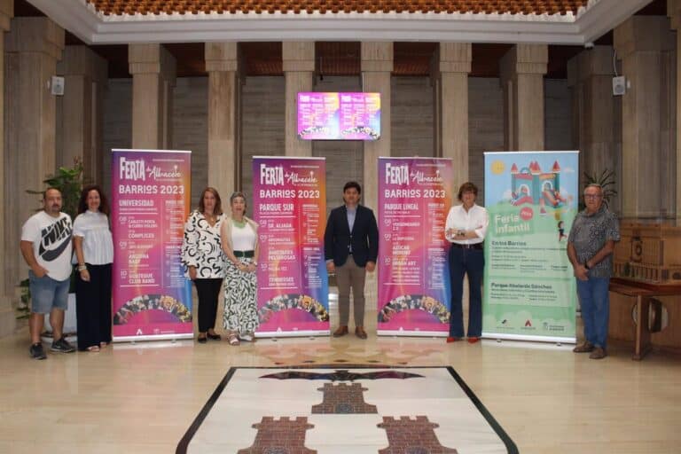 Presentada la programación de la ‘Feria en los barrios’ 2023 con 20 conciertos gratuitos y actividades infantiles.