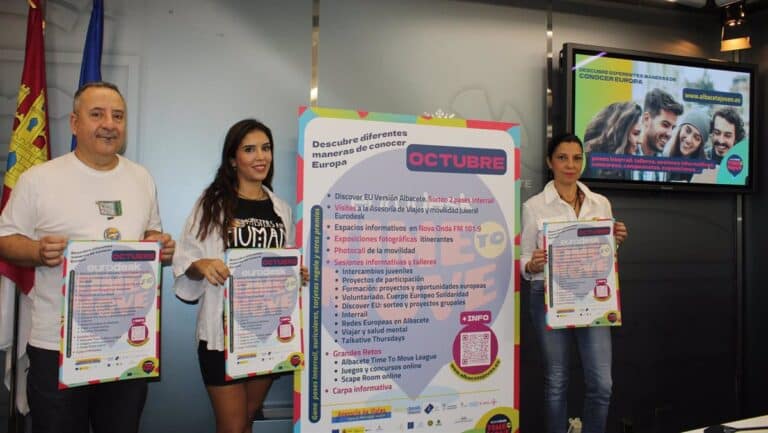 Presentada la campaña ‘Time to Move’: oportunidades para la juventud europea en Albacete