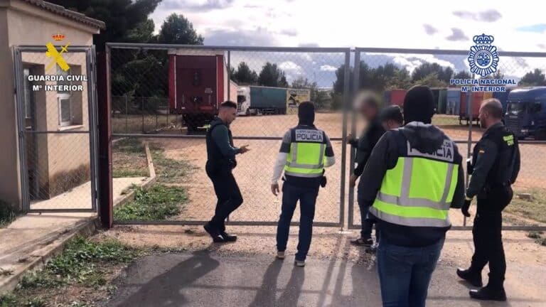 Operación policial en Albacete culmina con el desmantelamiento de una red de narcotráfico internacional y la incautación de 4 toneladas de hachís